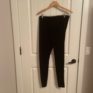 Velvet black legging